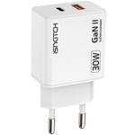 Dual USB Ladegerät, Quick Charge, 2 Ports-USB C und USB A, GaN-Technologie, 3...