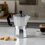 Klassischer Espressokocher aus Aluminium, 150 ml für 3 Tassen - Traditionelle...