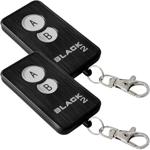 2-er Set Programmierbarer 2-Kanal Funk-Handsender (433,92MHz) inkl. CR2016 Ba...