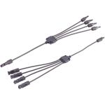 PV4 T-Adapterkabel 4mm² - Set 4/1 für 12V Solarsysteme - Parallelschaltung vo...