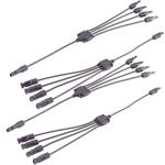 2er-Set PV4 T-Adapterkabel - Parallelschaltung für Solarmodule mit konstanter...