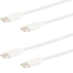 2er-Set USB-C Lade- & Datenkabel - PowerDelivery bis 60W - USB 2.0 Hi-Speed 4...