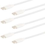 3er USB-C Lade- & Datenkabel-Set - PowerDelivery 60W, 480 Mbit/s - 1m weiss, ...