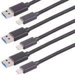 3er-Set USB-C Lade- & Datenkabel - Schnelles Laden & 5 Gbps Datenübertragung ...