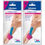 Physio-Tapes Sprunggelenk 2er-Set - 4 vorgeschnittene, atmungsaktive & latexf...