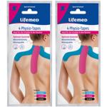2er-Set Physio-Tapes für den Nacken - 4 vorgeschnittene Kinesio Tapes in 2 Gr...