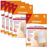 5er-Set XL Wärmepflaster gegen Verspannungen & Schmerzen, weiss – 16h lang an...