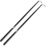 2er-Set Schuhlöffel Edelstahl - 51cm Lang Rückenschonend Schuhanzieher - Robu...