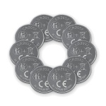 CR2032 Lithium-Knopfzellen (10er-Set), 3V – Powerpack für Autoschlüssel, Uhre...