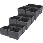 3er-Set Schubladen Organizer – Dunkelgraue Ordnungsboxen für perfekte Struktu...