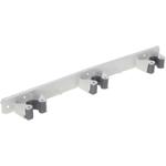 Robuste Garten-Gerätehalterleiste mit 3 Halterungen, schaffen Sie Ordnung in ...