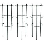 3er-Set Stabile Pflanzenstütze, rund, 45 x Ø 18 cm, für kletternde Pflanzen &...