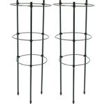 2er-Set Pflanzenstütze rund - 60xØ21cm Rankhilfe für Tomaten & Kletterpflanze...