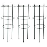 3er-Set Pflanzenstütze rund 60 x Ø 21 cm - Ideal für Tomaten, Weinreben & Kle...