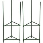 2er-Set Stabile Pflanzenstütze, dreieckig, 78 cm, für Kletterpflanzen & Rankg...