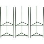 3er-Set Stabile Pflanzenstütze, dreieckig, 78 cm, für Kletterpflanzen & Rankg...