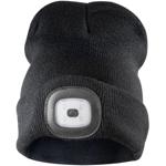 LED-Beanie leuchtend, schwarz, mit starkem LED-Licht – Zuverlässige Wintermüt...