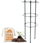 Pflanzenstütze Set & Samenbomben für Garten - Pflanzset mit 8 Saatbomben für ...