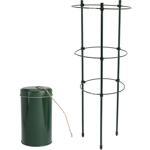 Set aus stabiler Pflanzenstütze & Juteseil, 45 x Ø 18 cm, für kletternde Pfla...