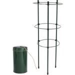 Set aus stabiler Pflanzenstütze & Juteseil, 60 x Ø 21 cm, für kletternde Pfla...