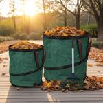 Robustes Garten-Abfallsack-Set: 85 l & 165 l Pop-Up Säcke, grün. Praktische H...