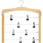 Mehrfach-Hosenbügel mit Clips - Platzsparendes Design für Hosen, Schals & Han...