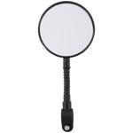 Universal Velo-Rückspiegel schwarz - Erhöht Sicherheit & Sichtbarkeit im Stra...