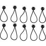 Gummispanner mit Kugel - 10er-Set Bungee-Kordeln für Abdeckplanen & Zelte - H...