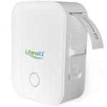 Mobiler Akku Thermo Etikettendrucker, 12mm - weiss, App Design, inkl. Etikett...