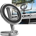 Robuste Auto Smartphone-Halterung MagSafe komp., chrom-schwarz glänzend, 360°...