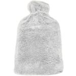 Wärmflasche mit kuschligem Plüsch-Bezug - Ideal als Bettwärmer & für schmerze...