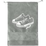 Schuhbeutel mit Kordel - Grau, 36x26cm - Schutz vor Kratzern & Abnutzung - Id...