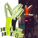 2er-Set Hochsichtbare Sicherheitsweste in Neongelb, 3 Leuchtmodi, wasserfest ...