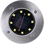 Edler Solar-Bodenstrahler 200lm IP44 mit Erdspiess: Helle Aussenleuchte für G...