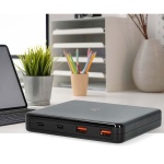 Multiport Tischladegerät, GaN-Technologie, 65 Watt, Ladestation mit USB-A & U...