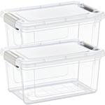 2er-Set Vorratsbox, 5000ml, transparent