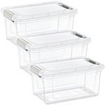 3er-Set Vorratsbox, 5000ml, transparent