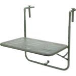 Platzsparender Balkon Hängetisch (grün, 60x40cm): Ideal für kleine Balkone & ...