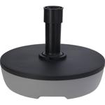 Robuster Sonnenschirmständer (20L) - befüllbar mit Wasser/Sand, schwarz-grau ...