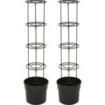 2er-Set Stabile Pflanzkübel für Tomaten mit Rankhilfe, 115 cm, üppiges Tomate...