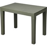 Garten- und Balkon-Beistelltisch aus witterungsbeständigem Kunststoff, grün, ...