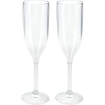 2er-Set Bruchsichere Sektgläser aus Kunststoff, 165 ml, Ideal für Gartenparty...