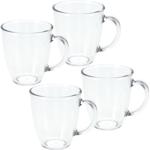 4er-Set Tasse Kunststoff 380ml - bruchsicher & spülmaschinengeeignet - ideal ...