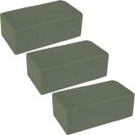 3er-Set Hochwertiger Blumensteckschaum, 20 x 10 x 7 cm, Ideal für Blumenarran...
