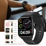 Profi Fitness SmartWatch Bluetooth, multicolor Touch Display, schwarz, Fitnes...