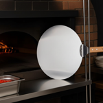 Edelstahl Pizzaschaufel Ø 30,5 cm mit Holzgriff: Professioneller Pizza- & Bro...