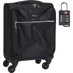 Reise-Set aus kompaktem Handgepäck-Trolley Koffer (20L, 32x45x18 cm) & TSA-Ge...