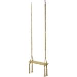 Zauberhafte Holzschaukel mit Quasten, romantisches Design für Garten & Kinder...