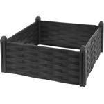 Quadratischer Hochbeet Pflanzrahmen 45x45x18cm: Für Kräuter, Gemüse & Blumen,...