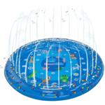 Wasserspielmatte mit Spritzdüsen, Ø 90cm: Spritzmatte für Kinder, erfrischend...